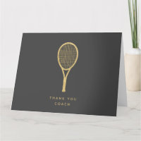 Tennis Vielen Dank Coach Gold Personalisiert geflo