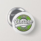 Tennis Vintag All star Logo Button (Vorne & Hinten)