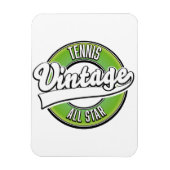 Tennis Vintag All star Logo Magnet (Vertikal)