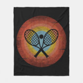 TENNIS VINTAG FLEECEDECKE (Vorderseite)