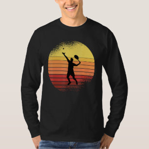 Tennis Vintag Retro Style Got Spieler Xmas T-Shirt