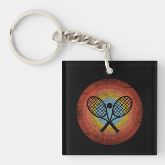 TENNIS VINTAG SCHLÜSSELANHÄNGER (Vorderseite)