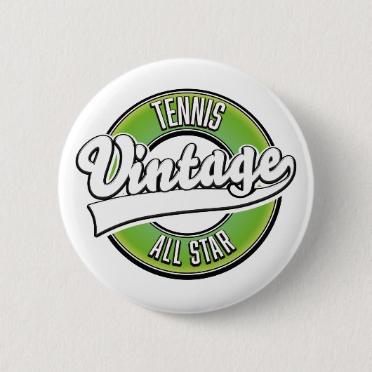 Tennis Vintage All-Star-Logo Button (Vorderseite)