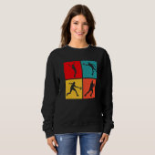 Tennis Vintage Retro Premium Sweatshirt (Vorne ganz)