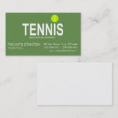 Tennis Visitenkarte (Vorne/Hinten)
