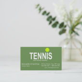 Tennis Visitenkarte (Stehend Vorderseite)