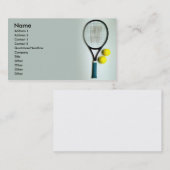 Tennis Visitenkarte (Vorne/Hinten)