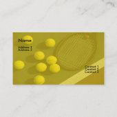 Tennis Visitenkarte (Rückseite)