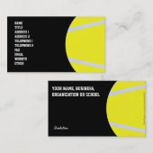 Tennis-Visitenkarte Visitenkarte (Vorne/Hinten)