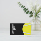 Tennis-Visitenkarte Visitenkarte (Stehend Vorderseite)