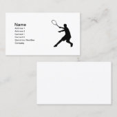 Tennis-Visitenkarten | Anpassbare Gestaltung Visitenkarte (Vorne/Hinten)