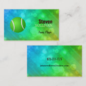 Tennis-Visitenkarten Visitenkarte (Vorne/Hinten)