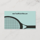 Tennis-Visitenkarten Visitenkarte (Rückseite)