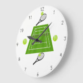 Tennis Wallclock Große Wanduhr (Winkel)