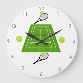 Tennis Wallclock Große Wanduhr