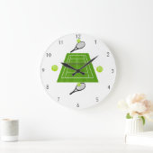 Tennis Wallclock Große Wanduhr (Zuhause)