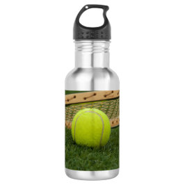 Tennis Wasserflasche aus Edelstahl