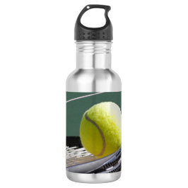 Tennis Wasserflasche aus Edelstahl