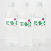 Tennis Wasserflaschenetikett (Flaschen)