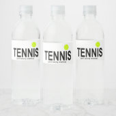 Tennis Wasserflaschenetikett (Flaschen)