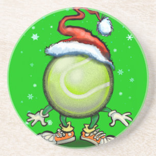 Tennis Weihnachten Getränkeuntersetzer