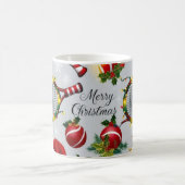 Tennis-Weihnachten Kaffeetasse (Mittel)
