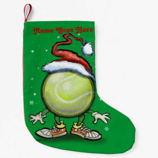 Tennis-Weihnachten Kleiner Weihnachtsstrumpf (Vorderseite)