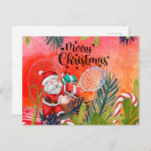 Tennis Weihnachten mit dem Weihnachtsmann Snowman (Vorne/Hinten)