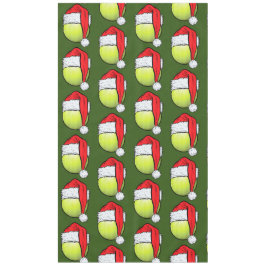 Tennis Weihnachten mit Tennisball für Spieler Tischdecke