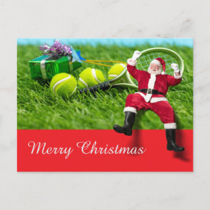 Tennis Weihnachten mit Tennisball-Geschenkschmuck