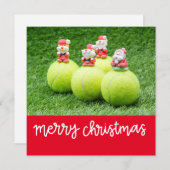 Tennis Weihnachten mit Tennisball mit dem Weihnach (Vorne/Hinten)