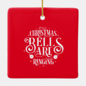 Tennis Weihnachten mit Tennisball und Weihnachtsma Keramikornament (Rückseite)