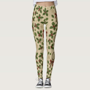 Tennis Weihnachten thematisch für Spieler Leggings