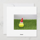 Tennis, Weihnachten und Tennisball und Weihnachtsm (Rückseite)