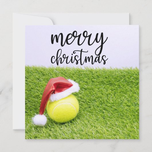 Tennis, Weihnachten und Tennisball und Weihnachtsm (Vorderseite)