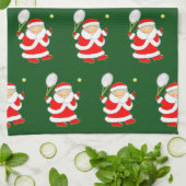 Tennis Weihnachts Küchentuch (Gefaltet)