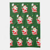 Tennis Weihnachts Küchentuch (Vertikal)