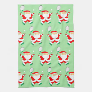 Tennis Weihnachts Küchentuch