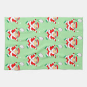 Tennis Weihnachts Küchentuch (Horizontal)