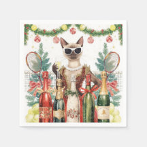 Tennis Weihnachts-Party mit Cat Players