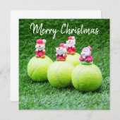 Tennis Weihnachtsball mit Weihnachtsfeiertag (Vorne/Hinten)