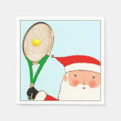Tennis Weihnachtsfeier Napkins Serviette (Vorderseite)