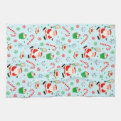 Tennis Weihnachtsfest Geschirrtuch (Horizontal)