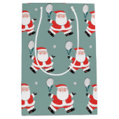Tennis Weihnachtsfest Mittlere Geschenktüte (Vorderseite)