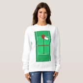 Tennis Weihnachtsfest Sweatshirt (Vorne ganz)