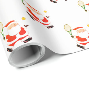 Tennis-Weihnachtsgeschenk Geschenkpapier