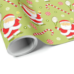 Tennis-Weihnachtsgeschenk Geschenkpapier