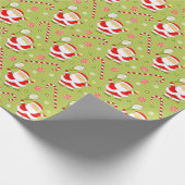 Tennis Weihnachtsgeschenk Geschenkpapier (Ecke)