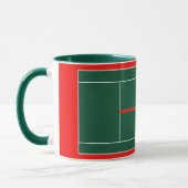 Tennis Weihnachtsgeschenk Tasse (Links)
