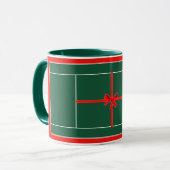 Tennis Weihnachtsgeschenk Tasse (Vorderseite Links)
